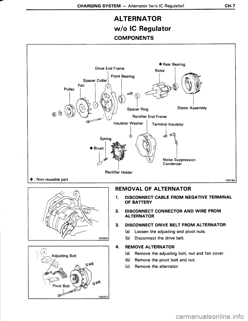 TOYOTA TERCEL 1985 Repair Manual TOYOTA TERCEL 1985 Repair Manual