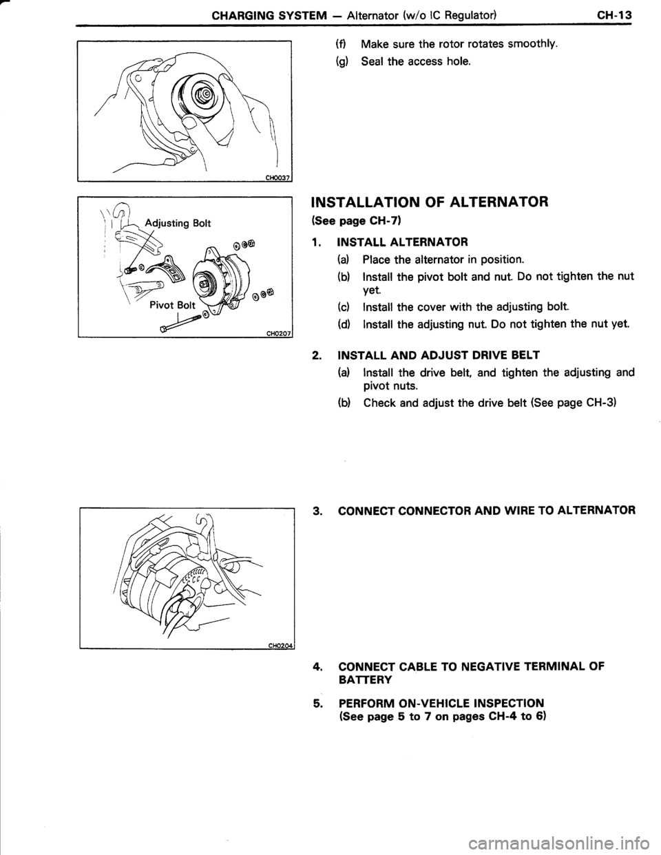 TOYOTA TERCEL 1985 Repair Manual TOYOTA TERCEL 1985 Repair Manual