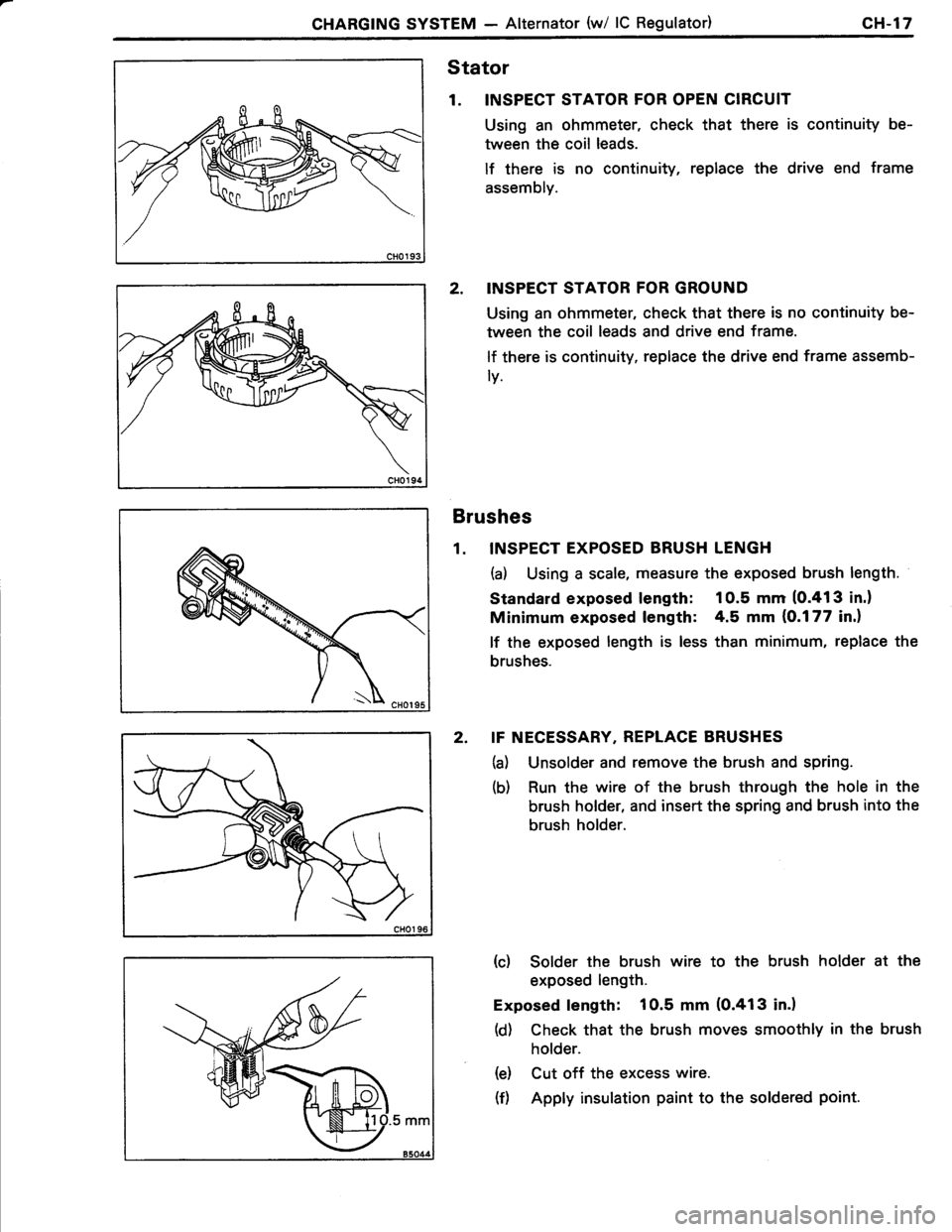 TOYOTA TERCEL 1985  Repair Manual 