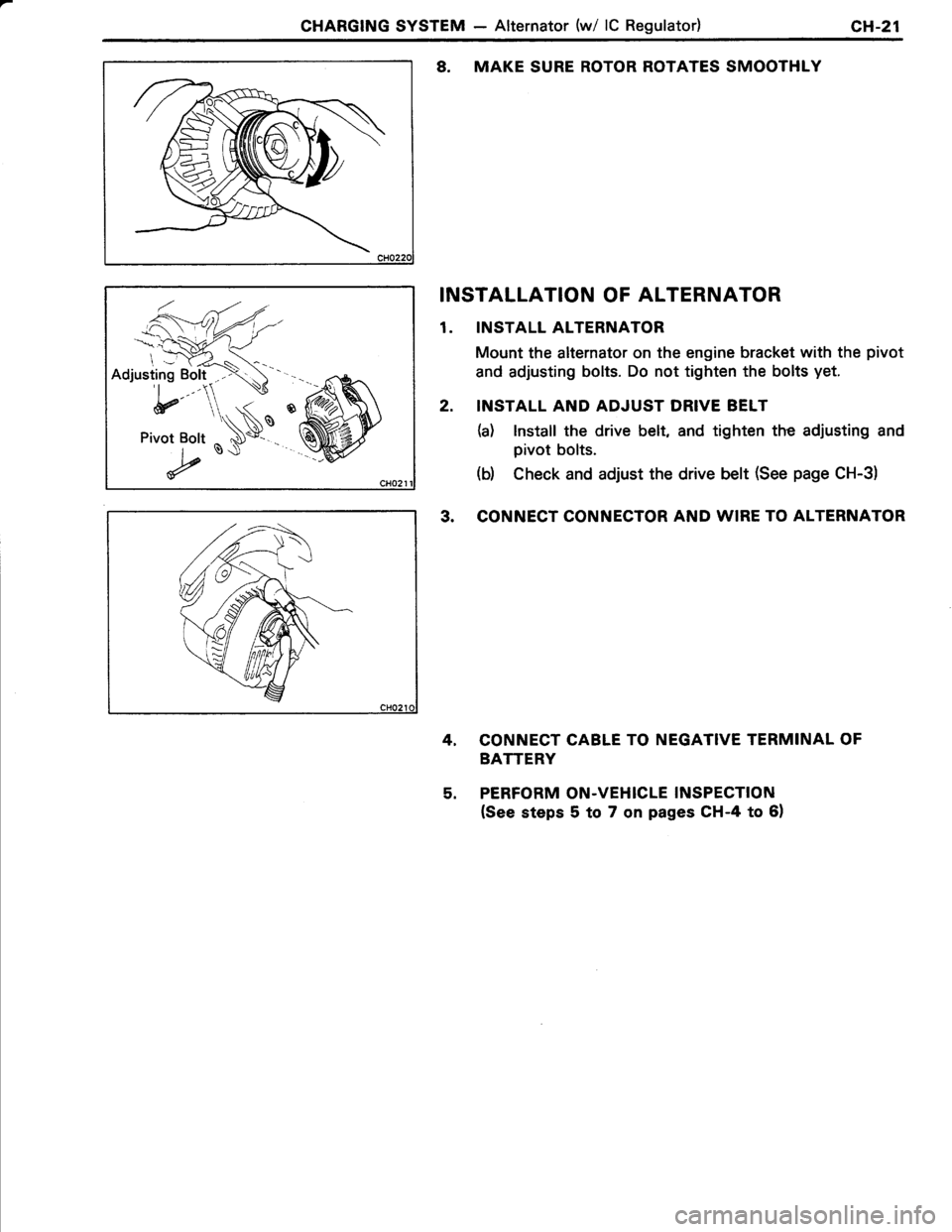 TOYOTA TERCEL 1985  Repair Manual 
