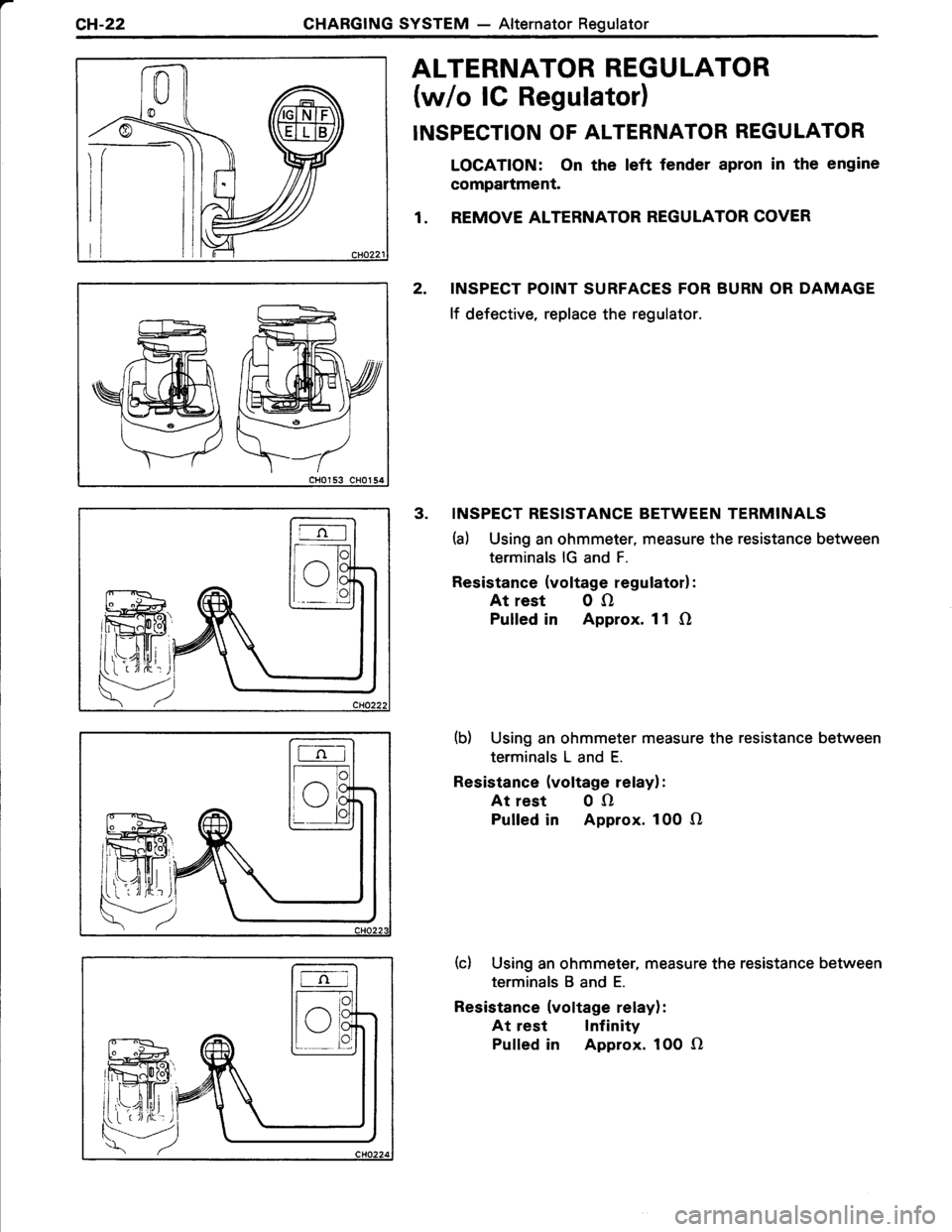 TOYOTA TERCEL 1985  Repair Manual 