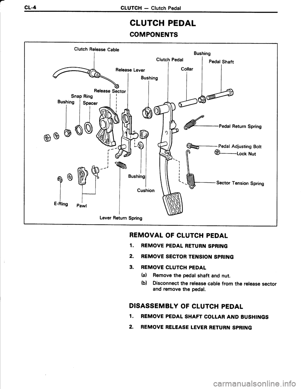 TOYOTA TERCEL 1985  Repair Manual 