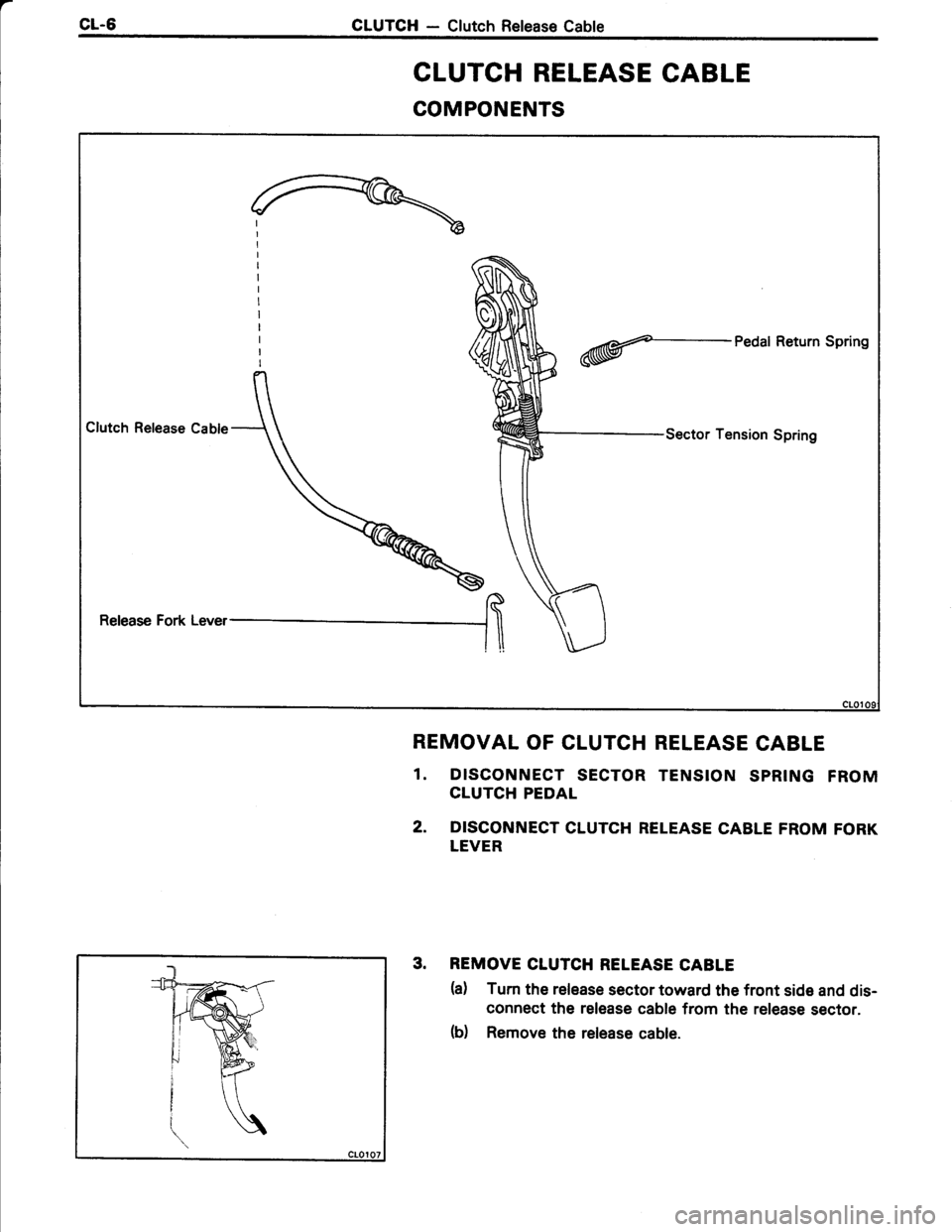 TOYOTA TERCEL 1985  Repair Manual 