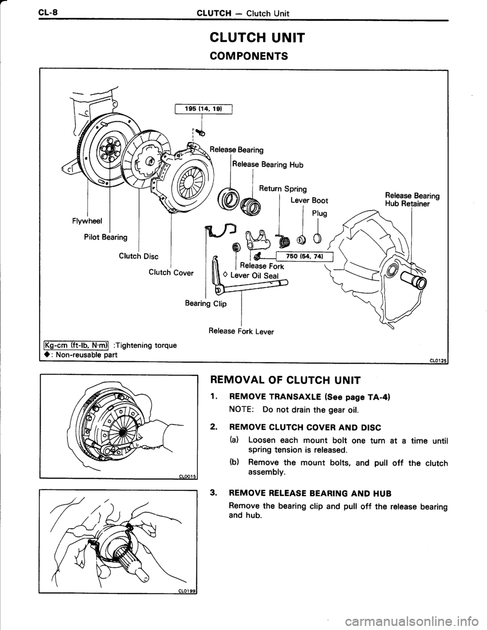 TOYOTA TERCEL 1985  Repair Manual 
