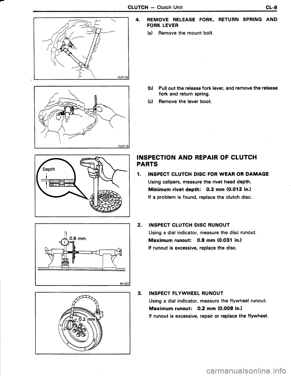 TOYOTA TERCEL 1985  Repair Manual 