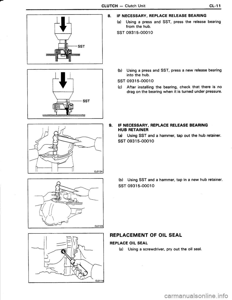 TOYOTA TERCEL 1985  Repair Manual 