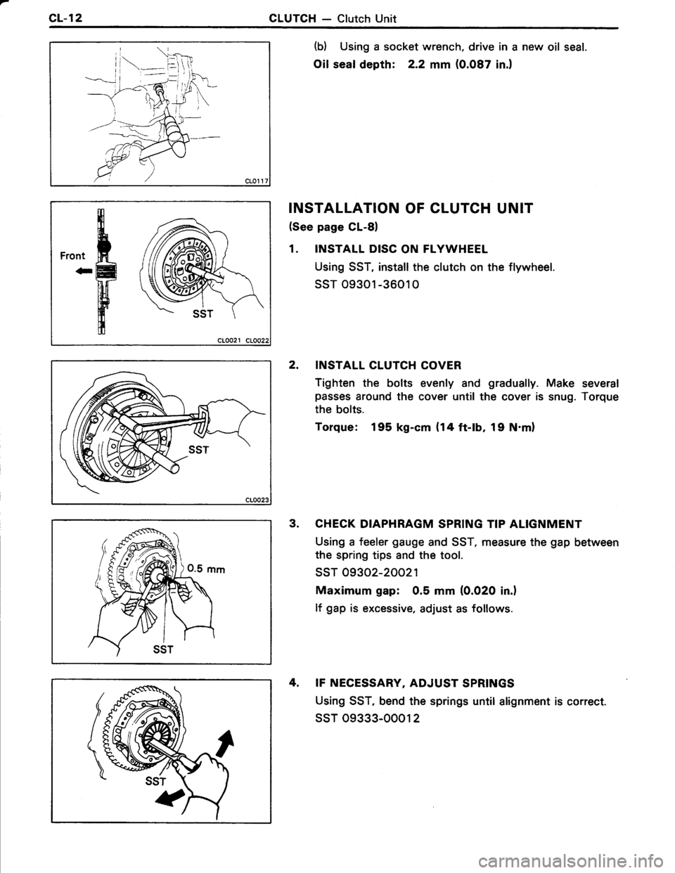 TOYOTA TERCEL 1985  Repair Manual 