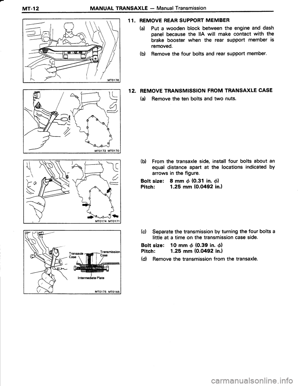 TOYOTA TERCEL 1985 Repair Manual TOYOTA TERCEL 1985 Repair Manual