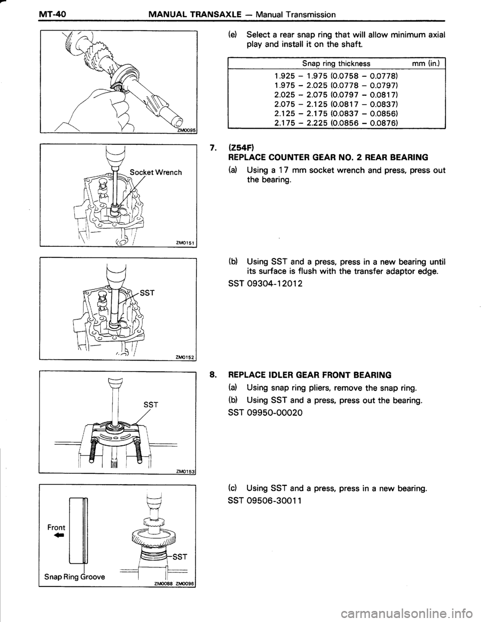 TOYOTA TERCEL 1985 Repair Manual TOYOTA TERCEL 1985 Repair Manual