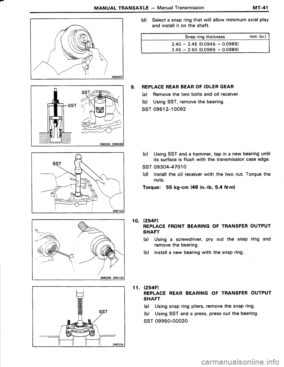 TOYOTA TERCEL 1985 Repair Manual TOYOTA TERCEL 1985 Repair Manual