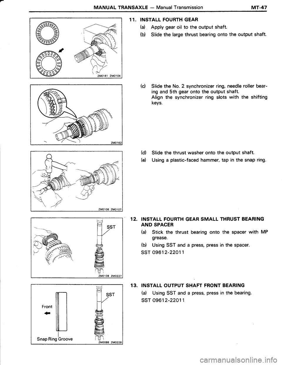 TOYOTA TERCEL 1985 Repair Manual TOYOTA TERCEL 1985 Repair Manual