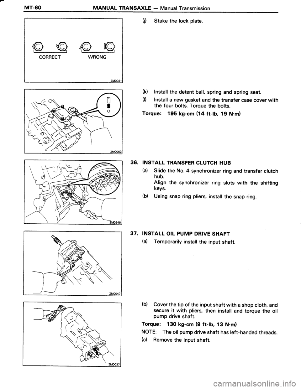 TOYOTA TERCEL 1985 Repair Manual TOYOTA TERCEL 1985 Repair Manual