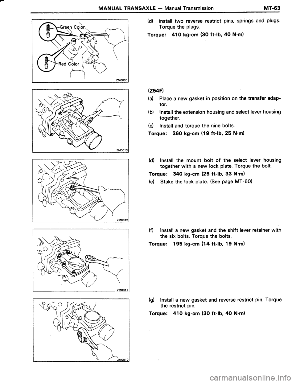TOYOTA TERCEL 1985 Repair Manual TOYOTA TERCEL 1985 Repair Manual