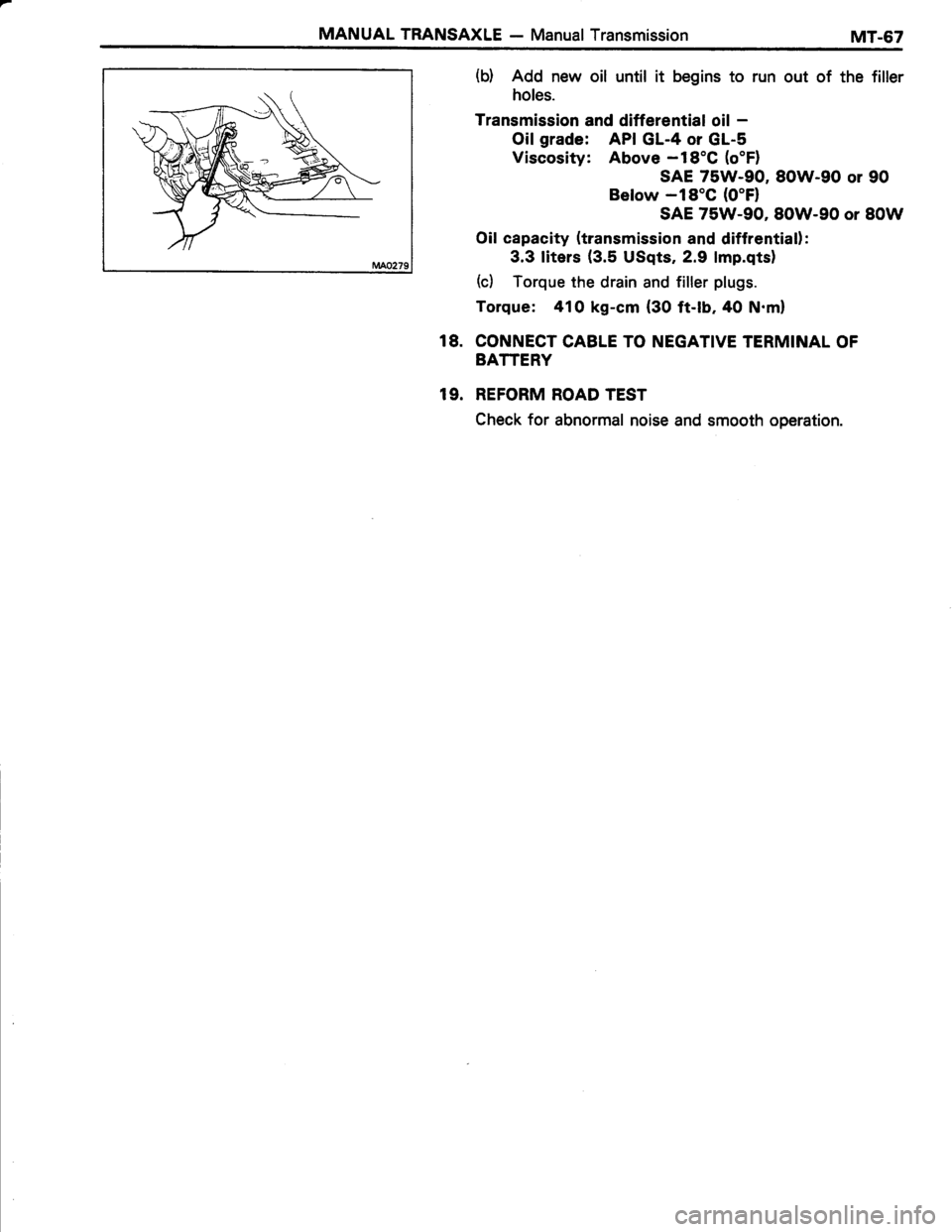 TOYOTA TERCEL 1985 Repair Manual TOYOTA TERCEL 1985 Repair Manual