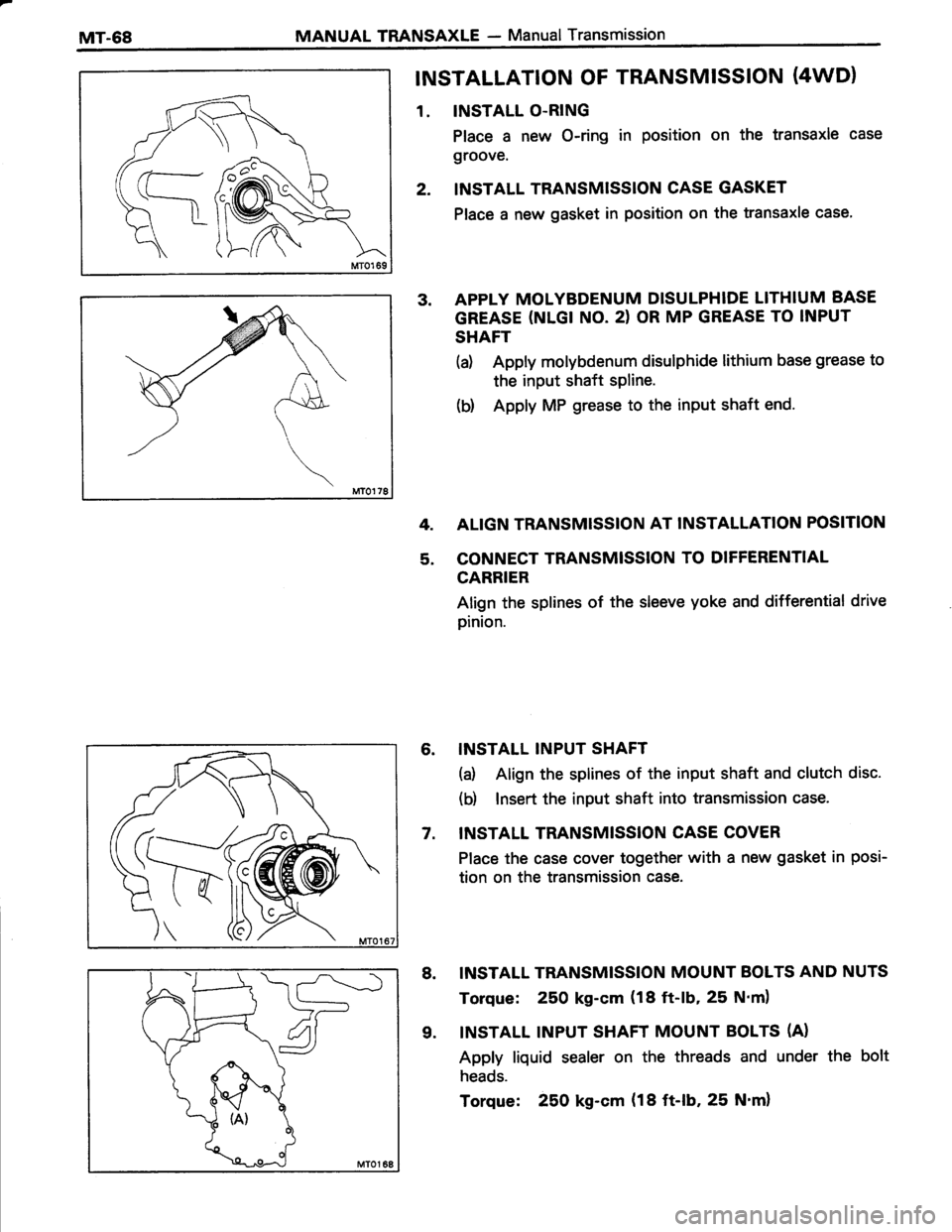 TOYOTA TERCEL 1985 Repair Manual TOYOTA TERCEL 1985 Repair Manual