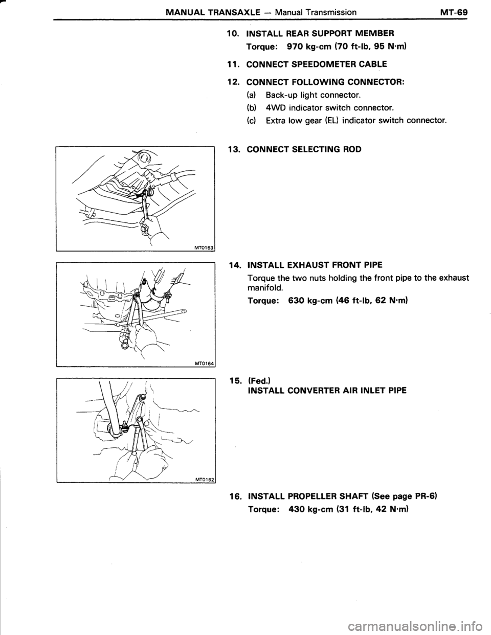 TOYOTA TERCEL 1985 Repair Manual TOYOTA TERCEL 1985 Repair Manual