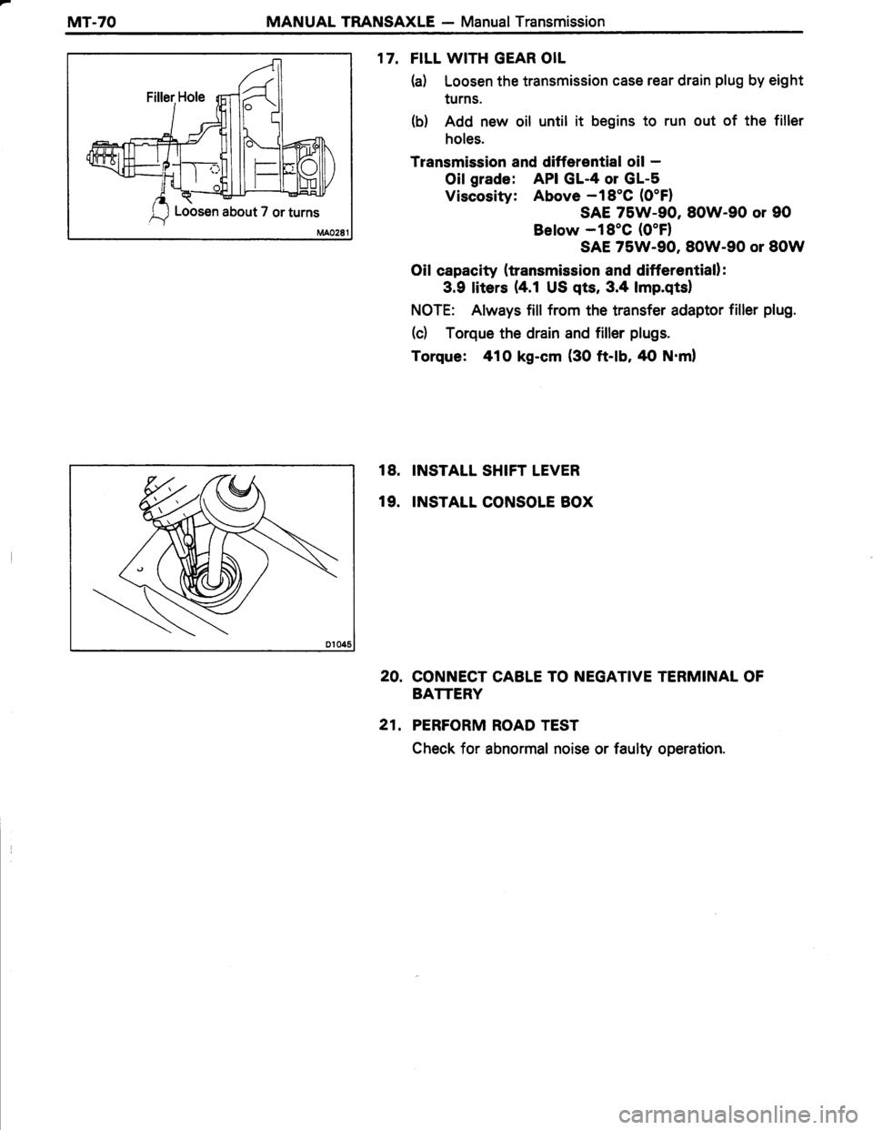 TOYOTA TERCEL 1985 Repair Manual TOYOTA TERCEL 1985 Repair Manual