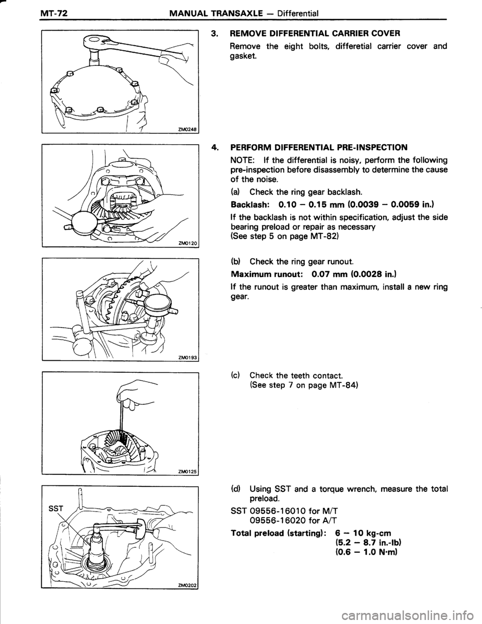 TOYOTA TERCEL 1985 Repair Manual TOYOTA TERCEL 1985 Repair Manual
