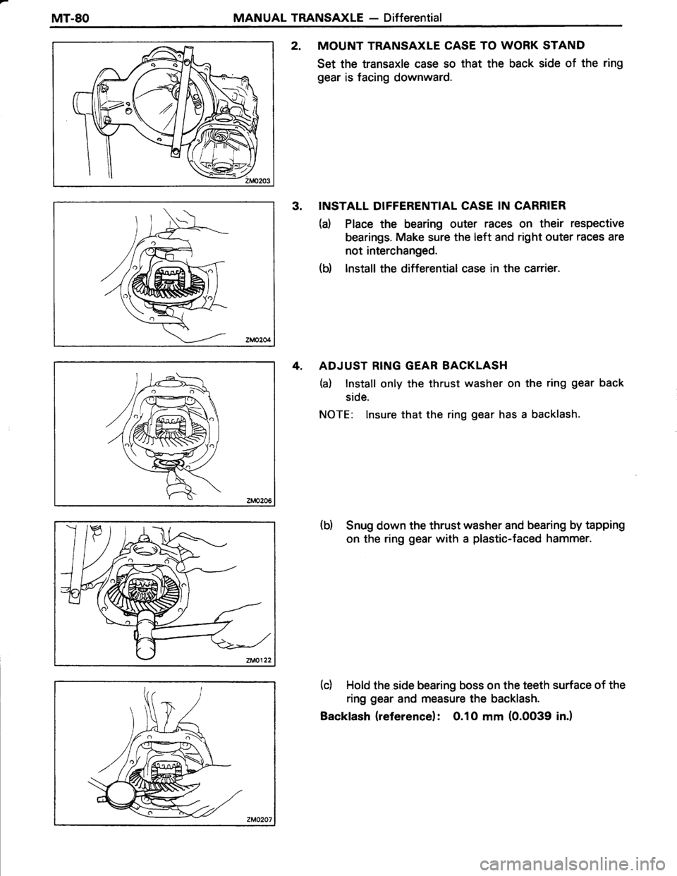 TOYOTA TERCEL 1985 Repair Manual TOYOTA TERCEL 1985 Repair Manual