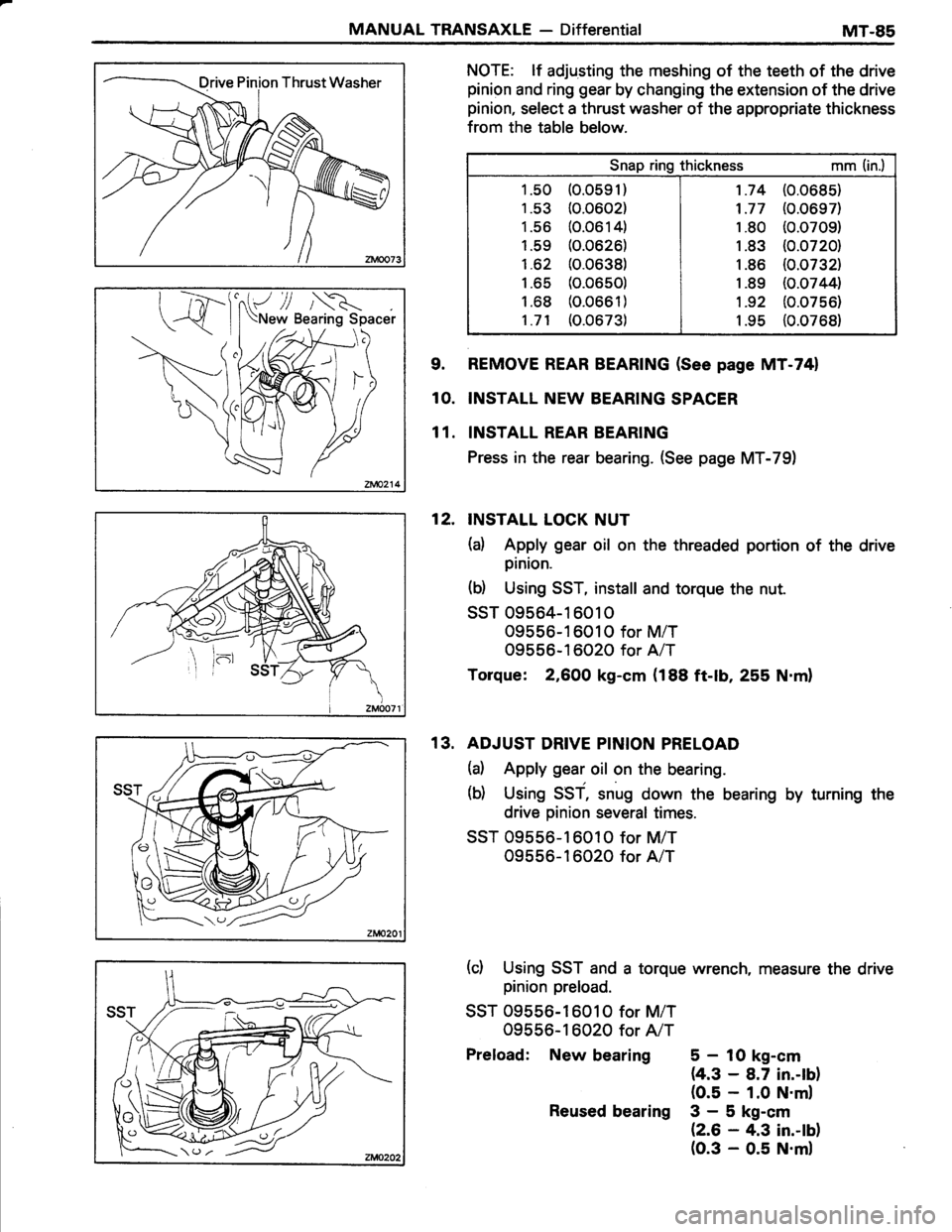 TOYOTA TERCEL 1985 Repair Manual TOYOTA TERCEL 1985 Repair Manual