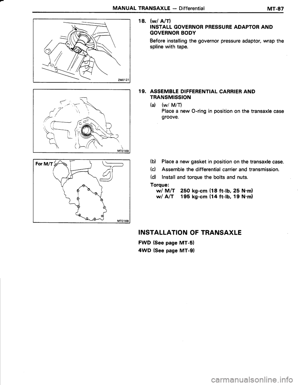TOYOTA TERCEL 1985 Repair Manual TOYOTA TERCEL 1985 Repair Manual