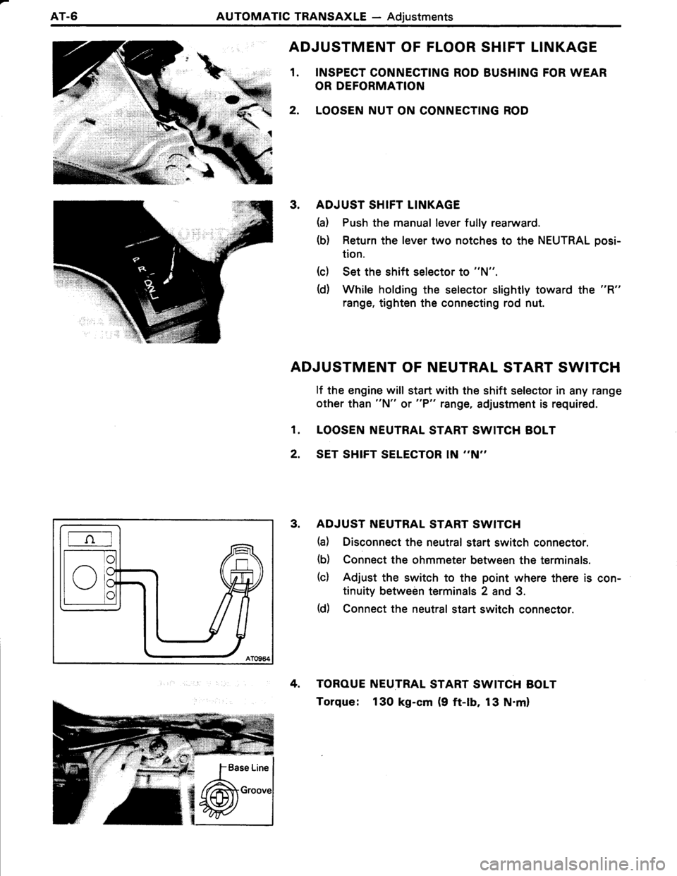 TOYOTA TERCEL 1985 Repair Manual TOYOTA TERCEL 1985 Repair Manual