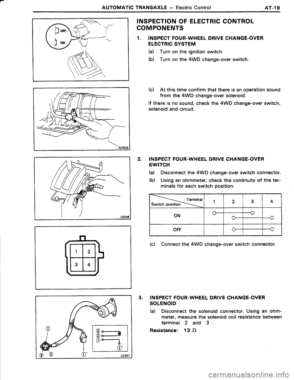 TOYOTA TERCEL 1985 Repair Manual TOYOTA TERCEL 1985 Repair Manual
