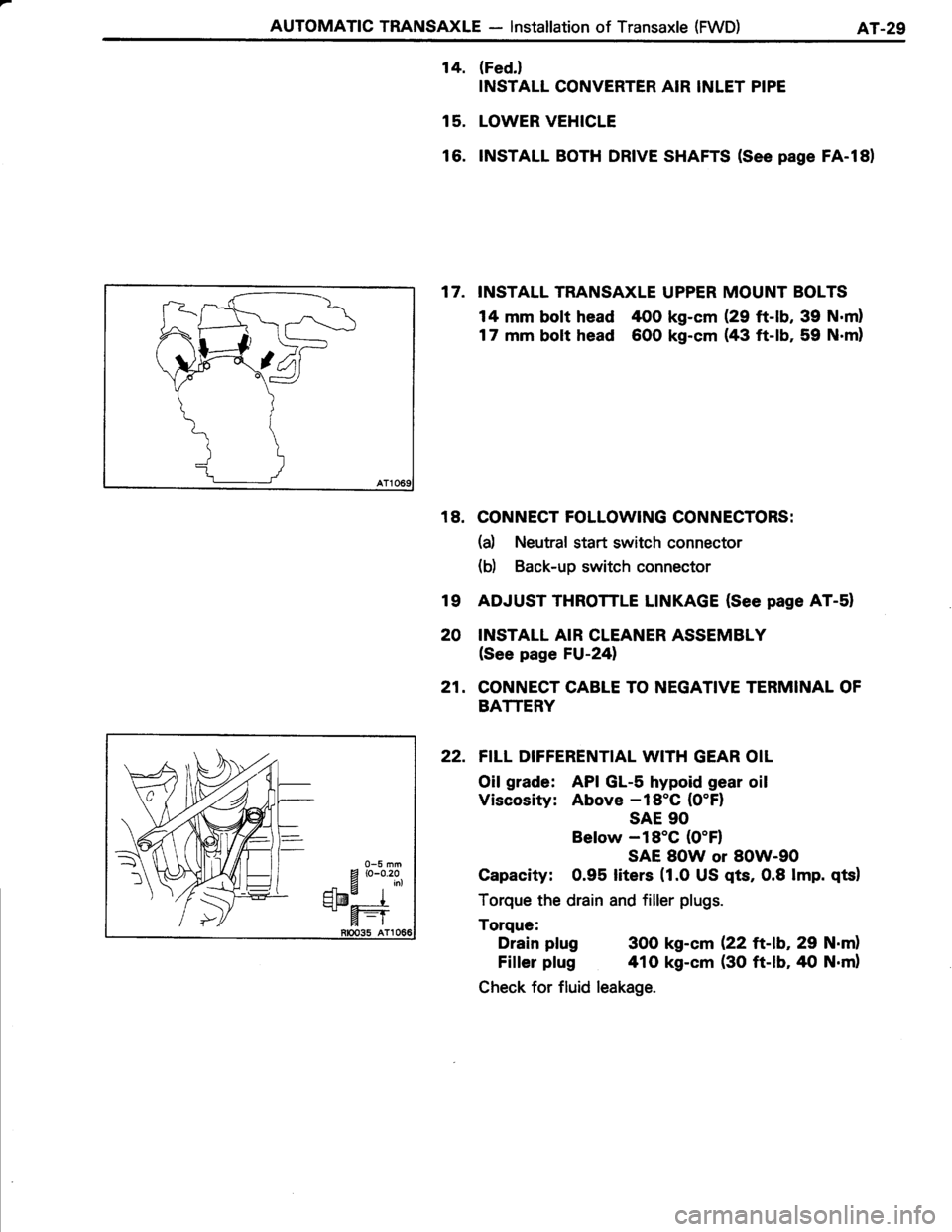 TOYOTA TERCEL 1985 Repair Manual TOYOTA TERCEL 1985 Repair Manual