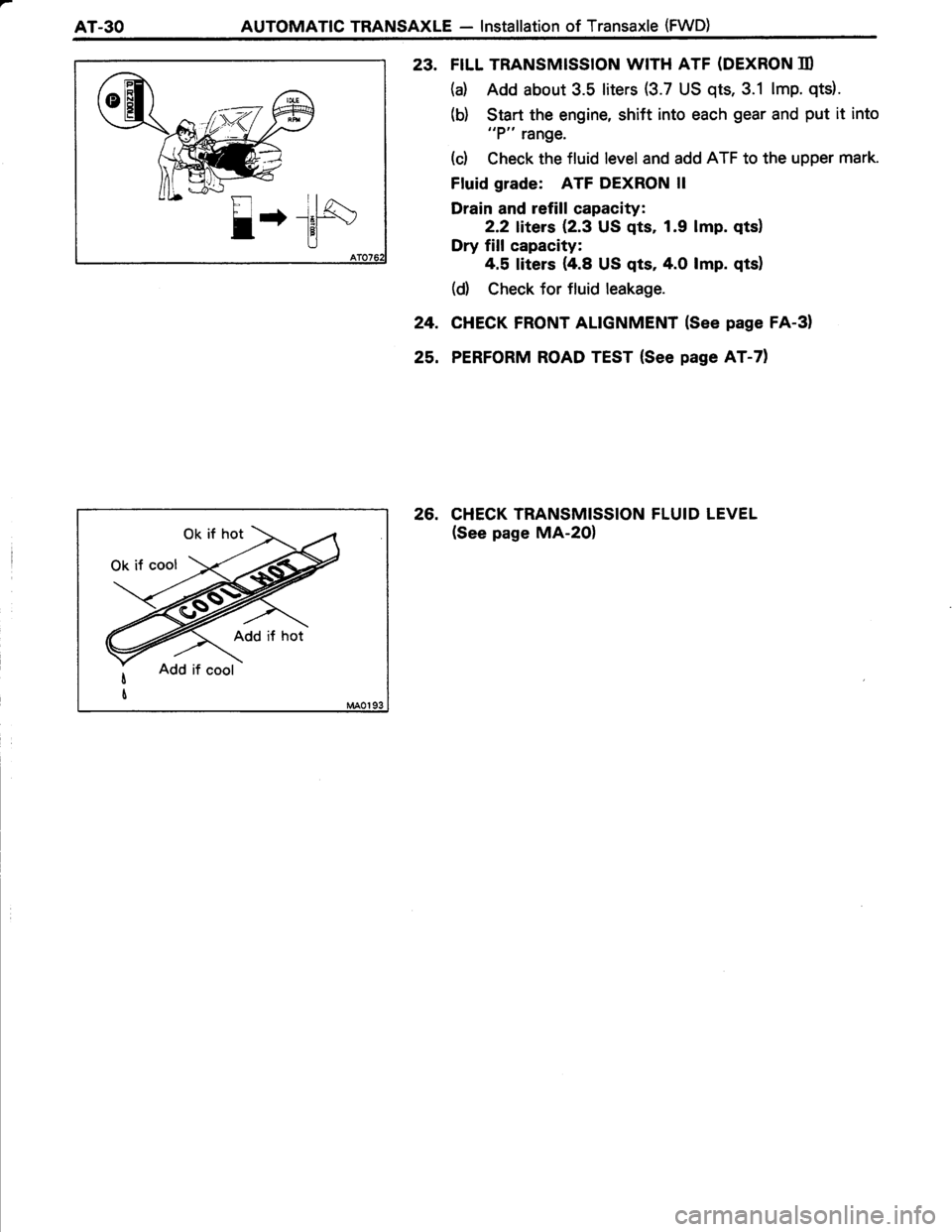 TOYOTA TERCEL 1985 Repair Manual TOYOTA TERCEL 1985 Repair Manual