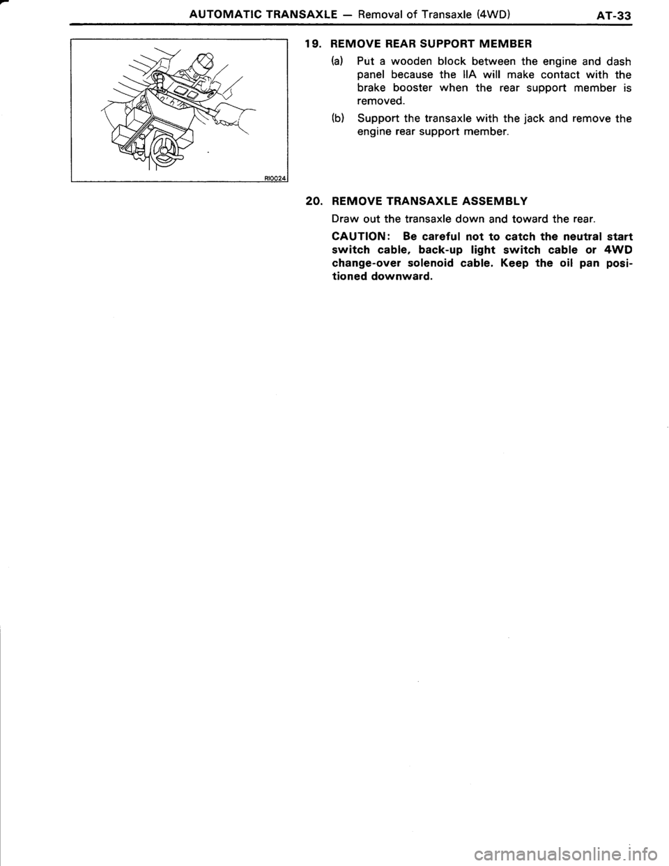 TOYOTA TERCEL 1985 Repair Manual TOYOTA TERCEL 1985 Repair Manual