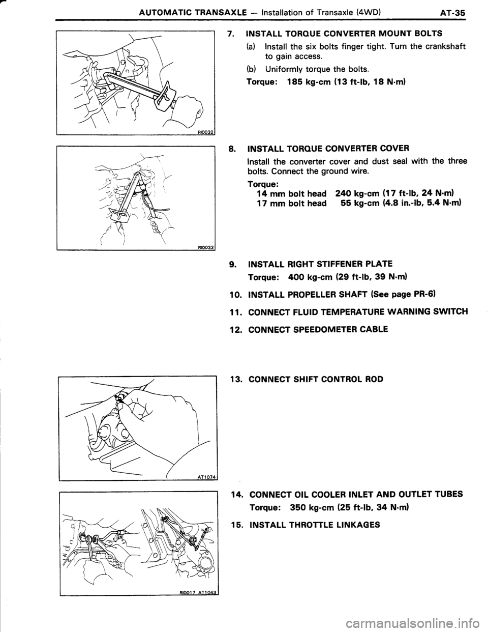 TOYOTA TERCEL 1985 Repair Manual TOYOTA TERCEL 1985 Repair Manual