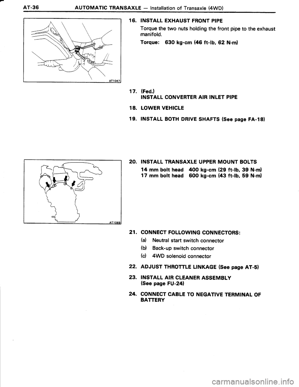 TOYOTA TERCEL 1985 Repair Manual TOYOTA TERCEL 1985 Repair Manual