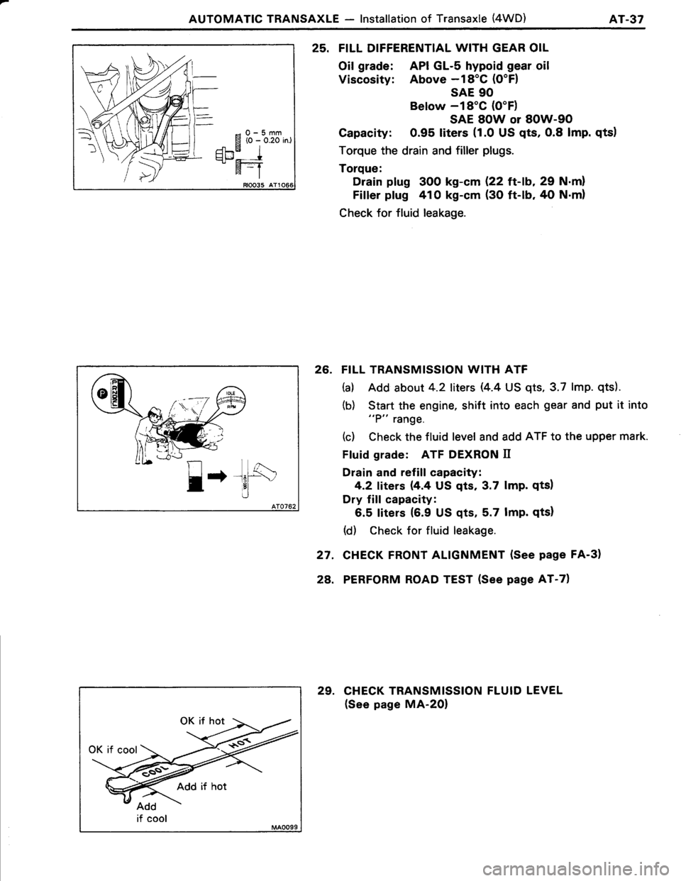 TOYOTA TERCEL 1985 Repair Manual TOYOTA TERCEL 1985 Repair Manual