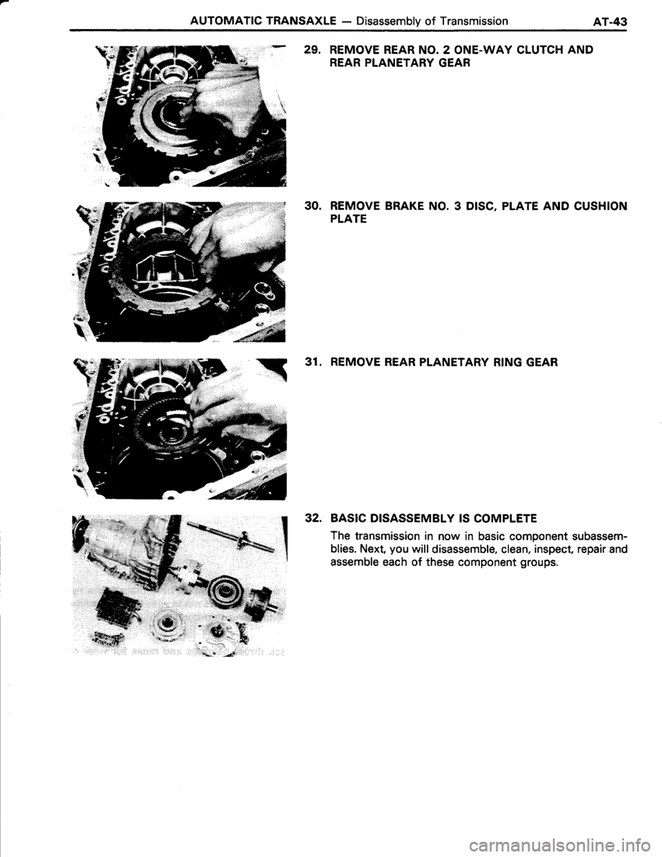 TOYOTA TERCEL 1985  Repair Manual 