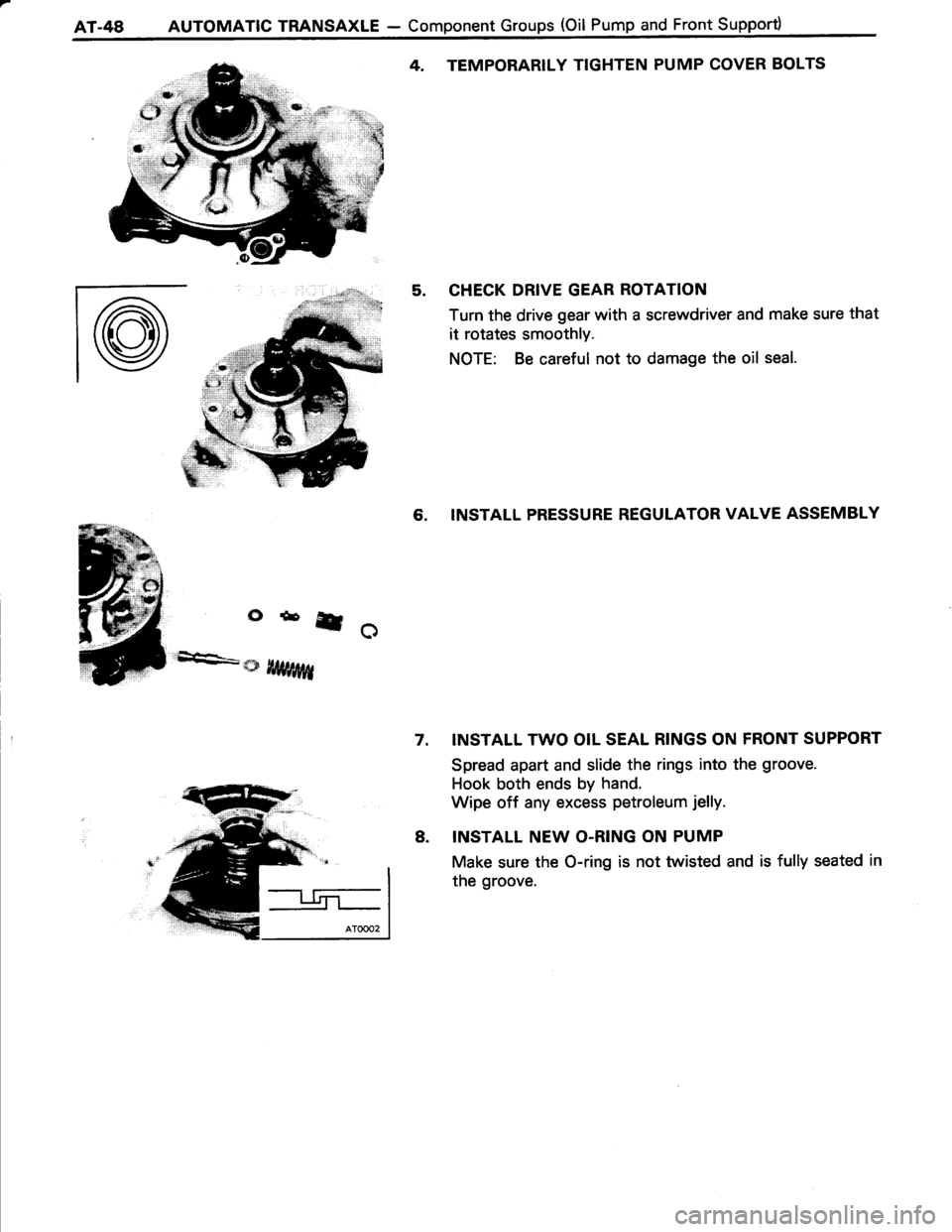 TOYOTA TERCEL 1985  Repair Manual 