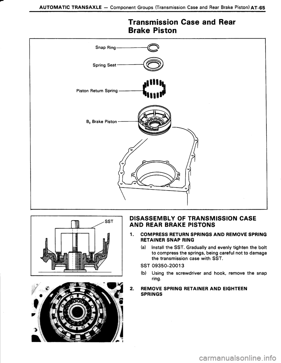TOYOTA TERCEL 1985  Repair Manual 