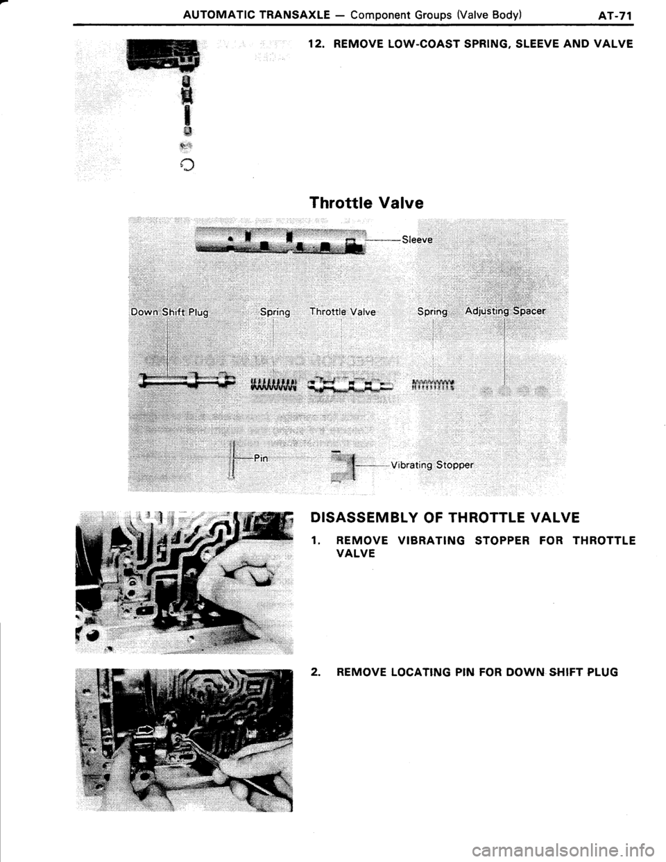 TOYOTA TERCEL 1985  Repair Manual 