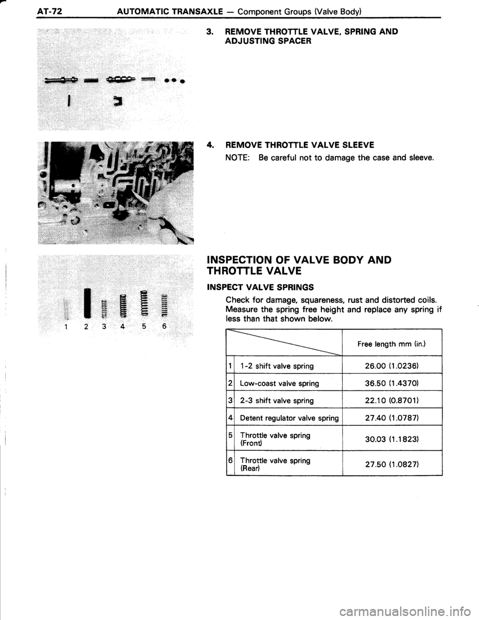 TOYOTA TERCEL 1985  Repair Manual 