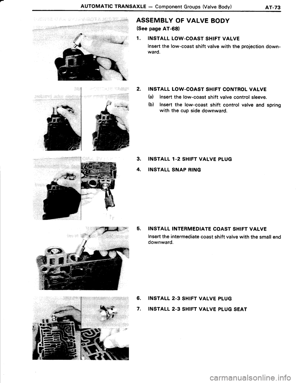 TOYOTA TERCEL 1985  Repair Manual 