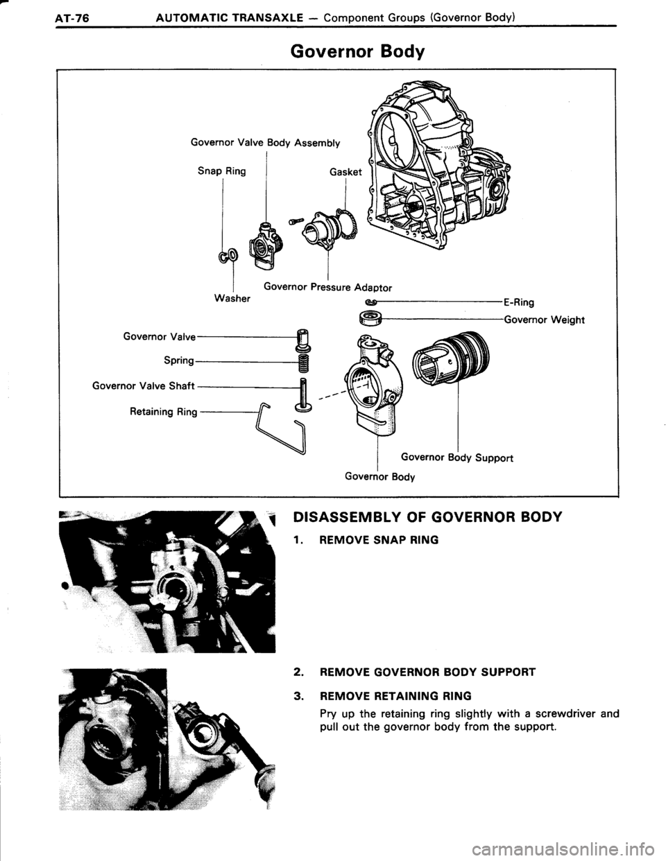 TOYOTA TERCEL 1985  Repair Manual 