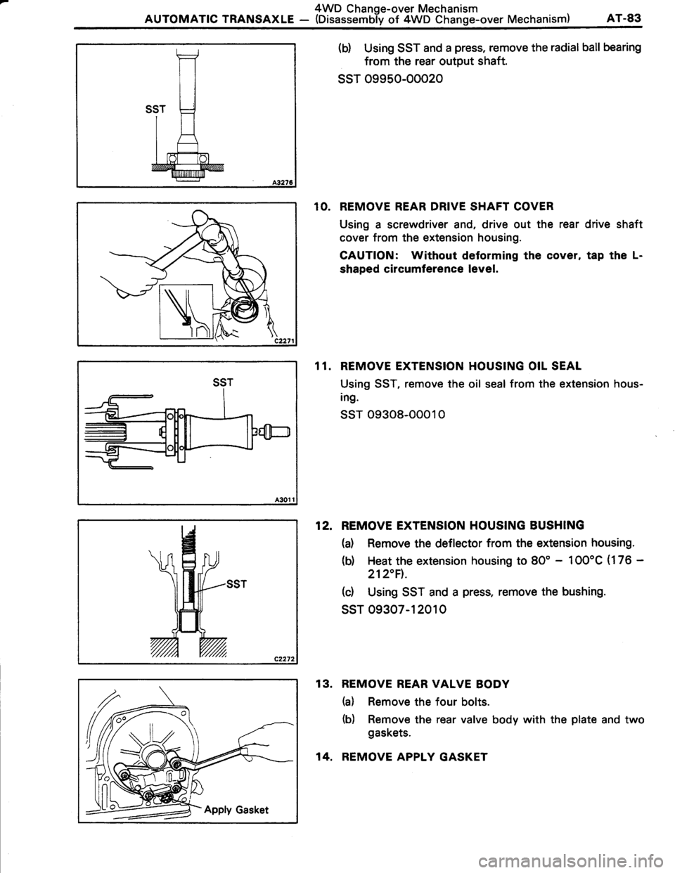 TOYOTA TERCEL 1985  Repair Manual 