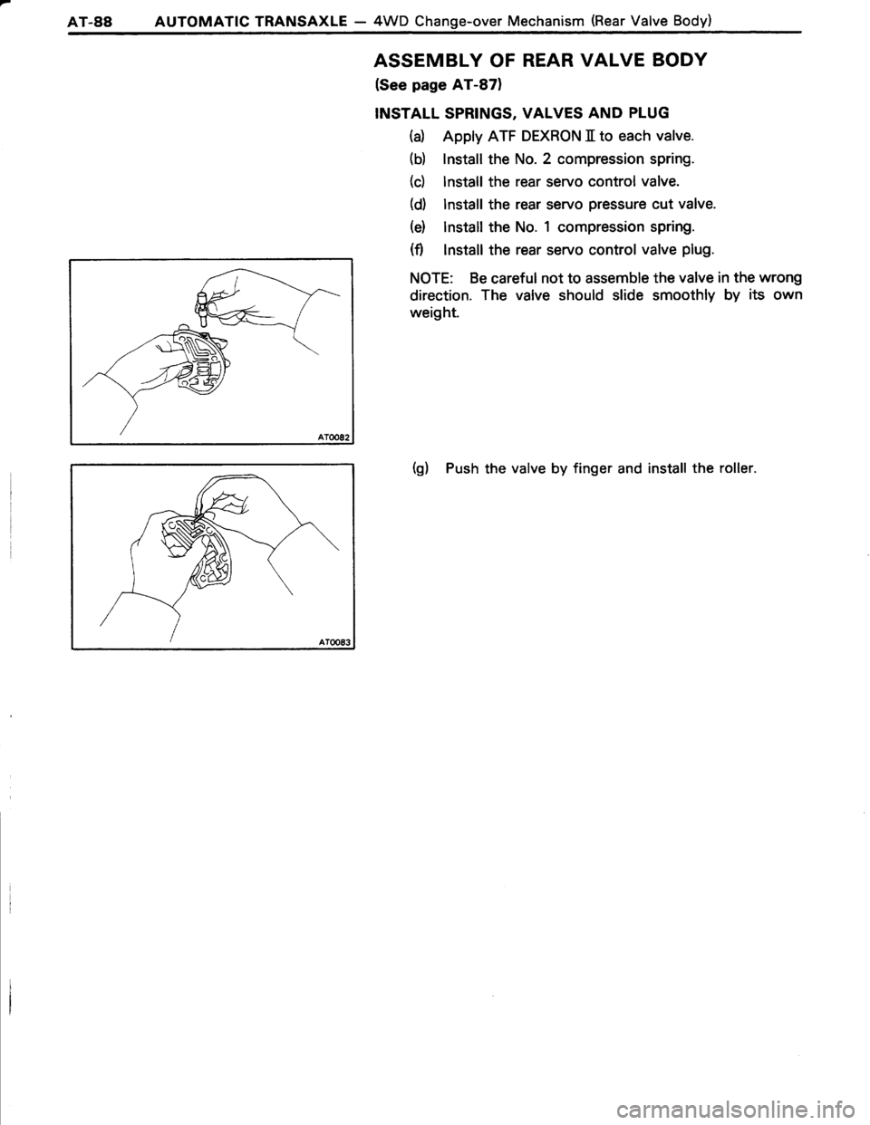 TOYOTA TERCEL 1985  Repair Manual 