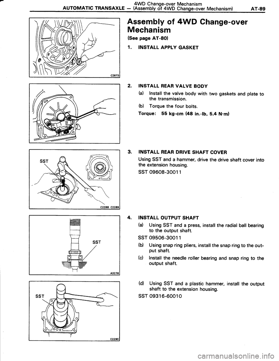 TOYOTA TERCEL 1985  Repair Manual 
