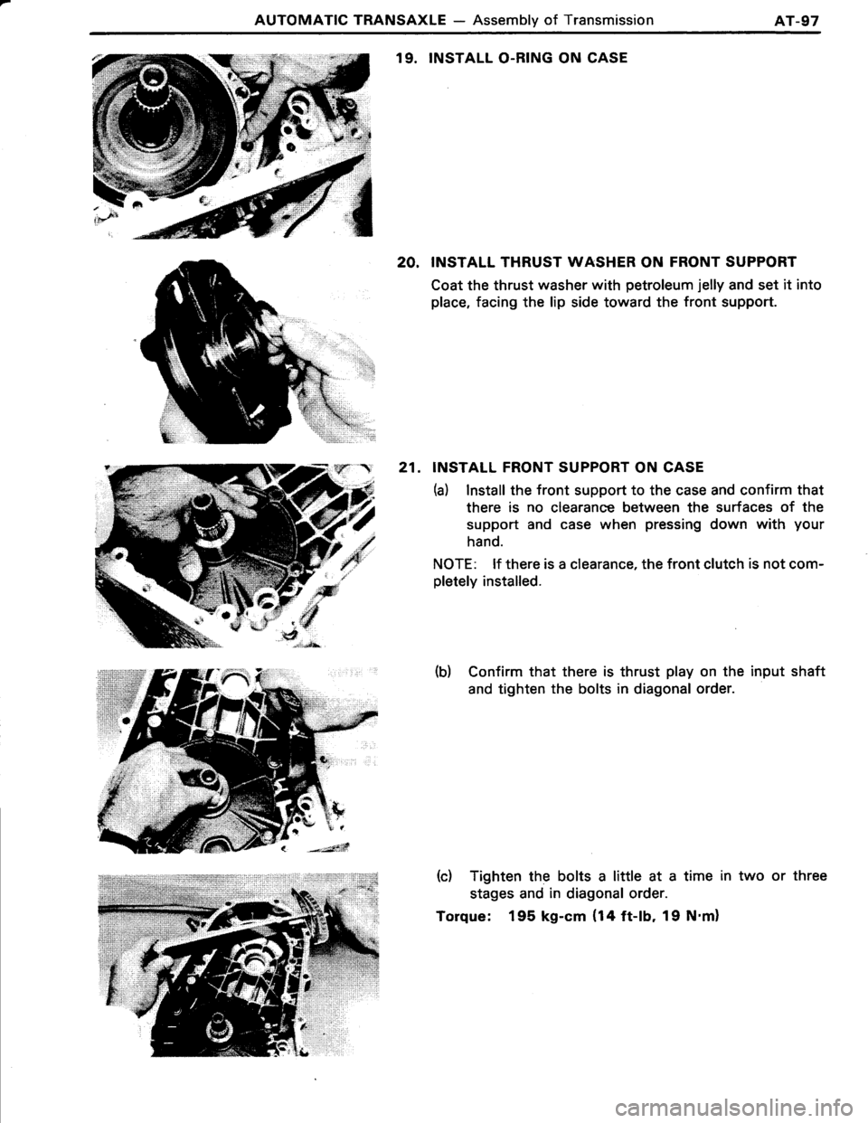 TOYOTA TERCEL 1985  Repair Manual 