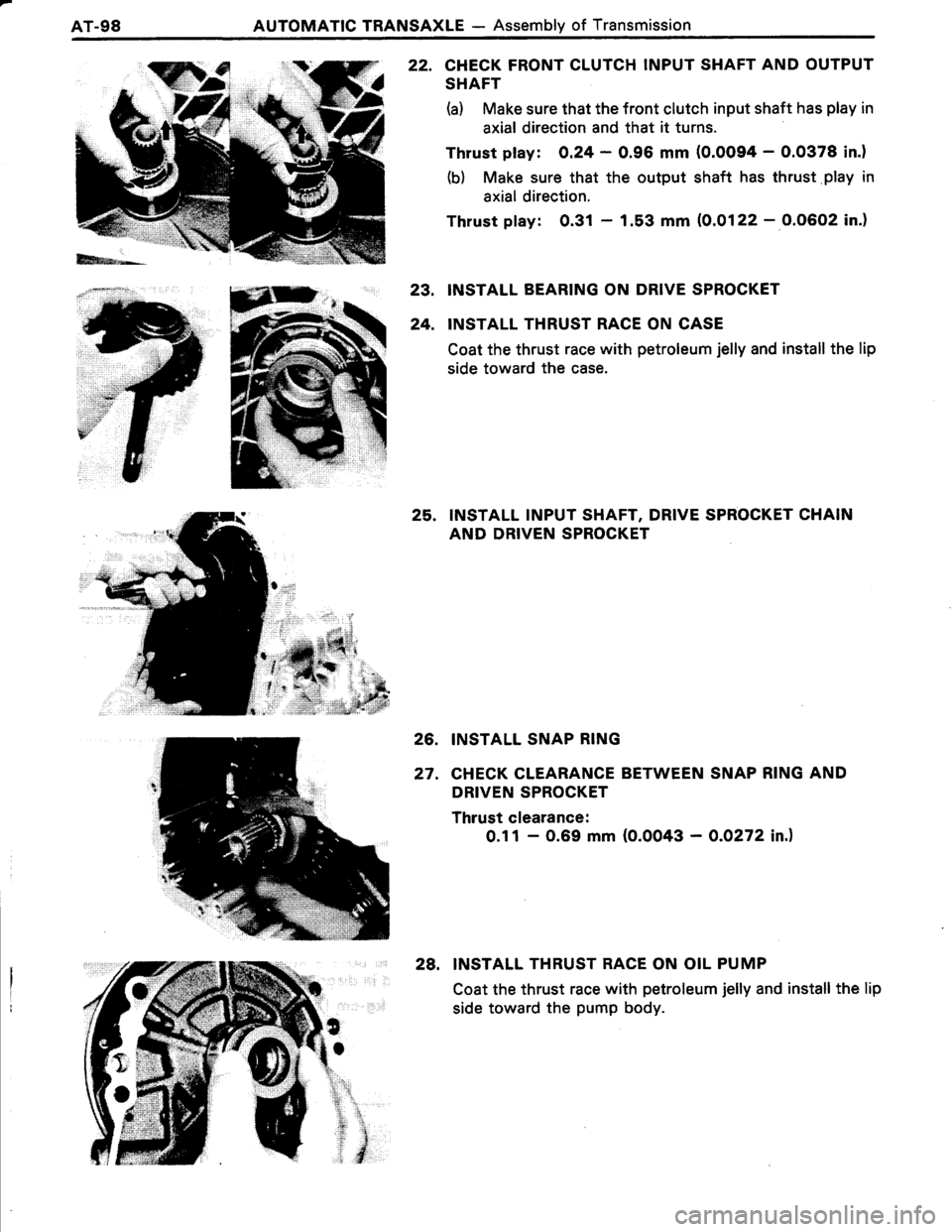 TOYOTA TERCEL 1985  Repair Manual 
