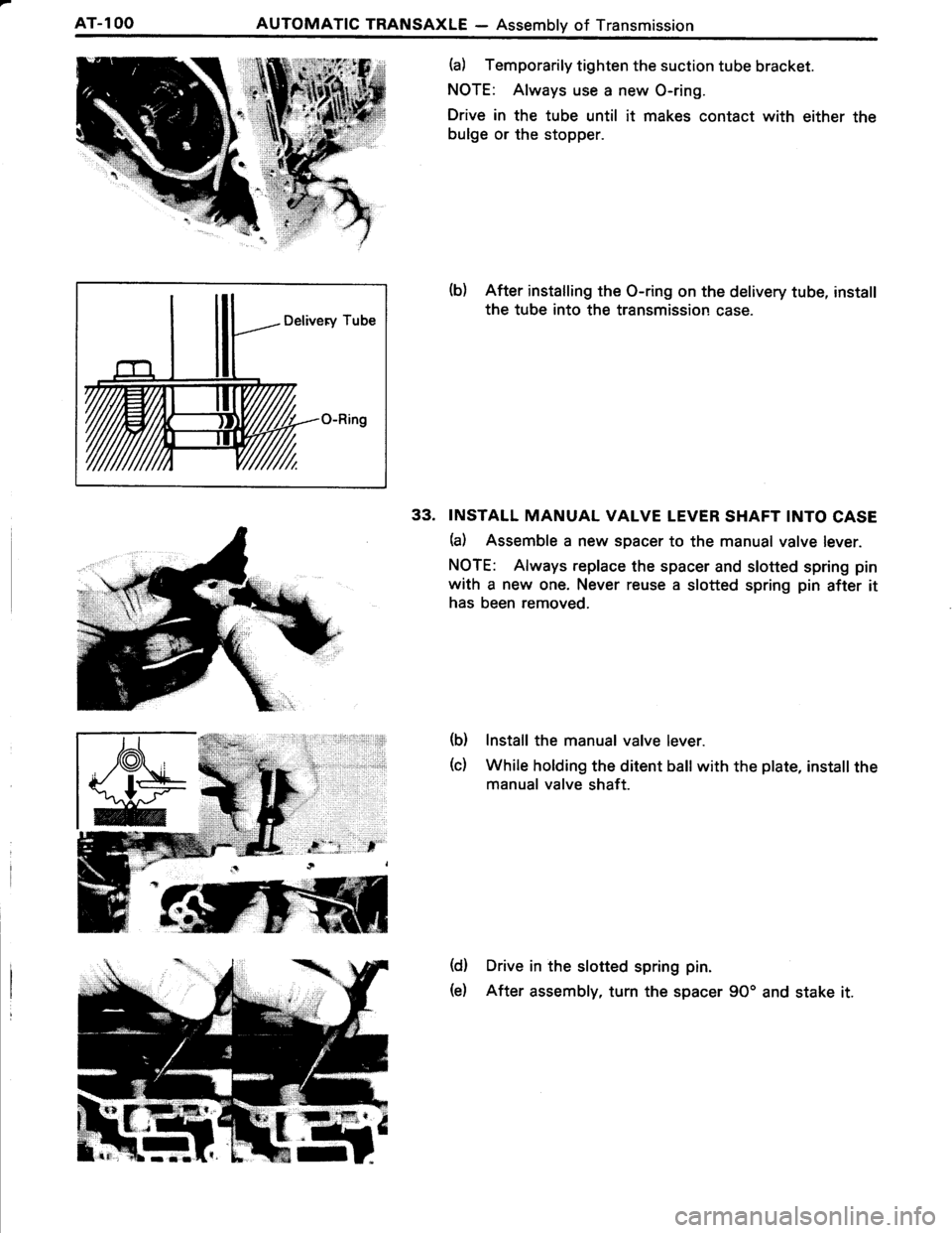 TOYOTA TERCEL 1985  Repair Manual 