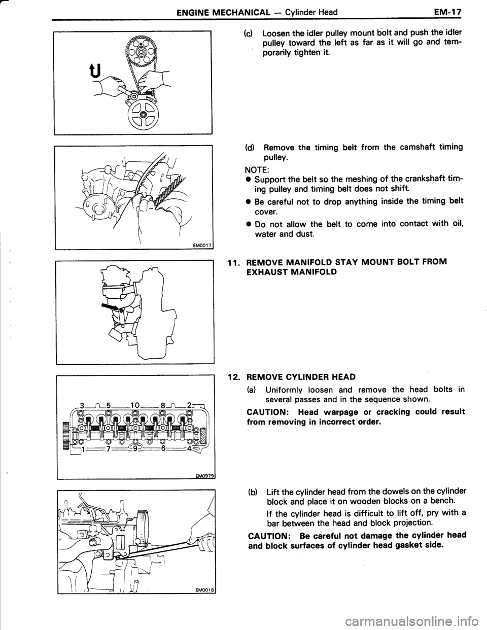 TOYOTA TERCEL 1985 Service Manual 