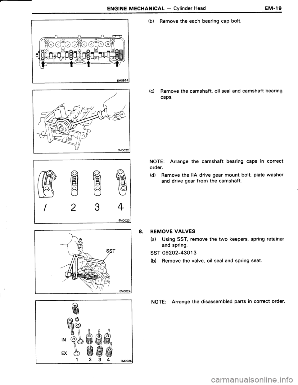 TOYOTA TERCEL 1985 Service Manual 