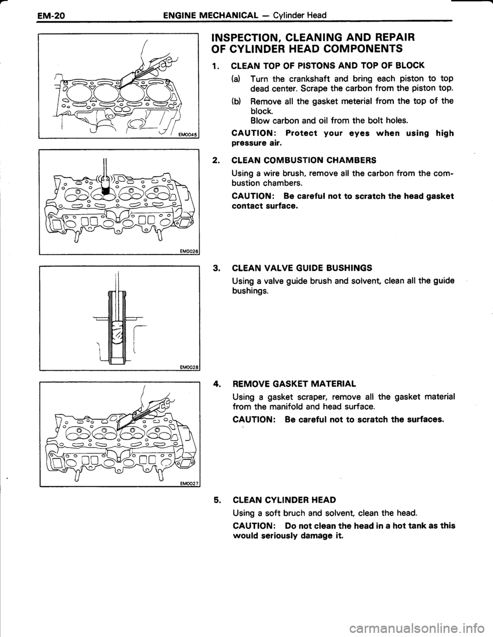 TOYOTA TERCEL 1985 Workshop Manual TOYOTA TERCEL 1985 Workshop Manual