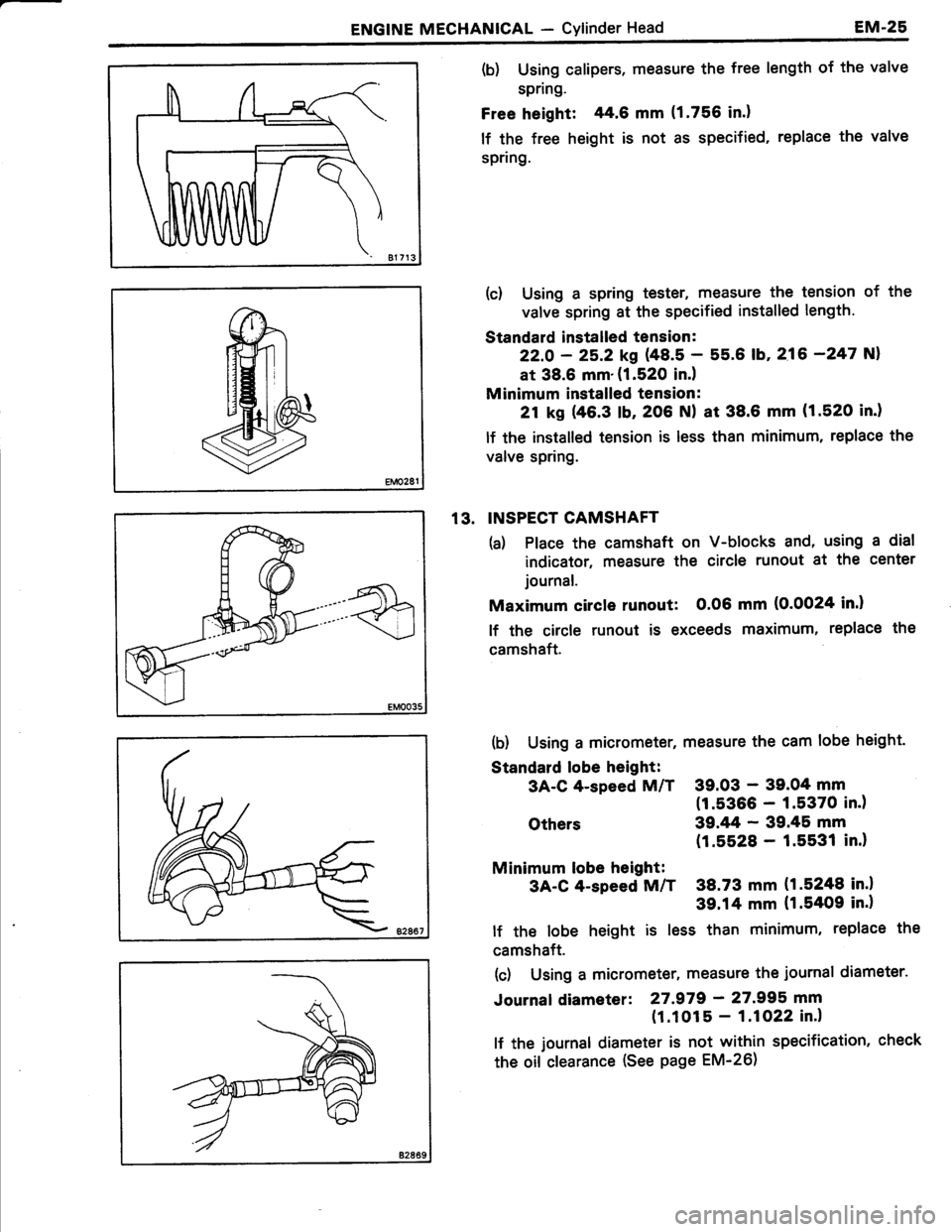 TOYOTA TERCEL 1985 Workshop Manual TOYOTA TERCEL 1985 Workshop Manual